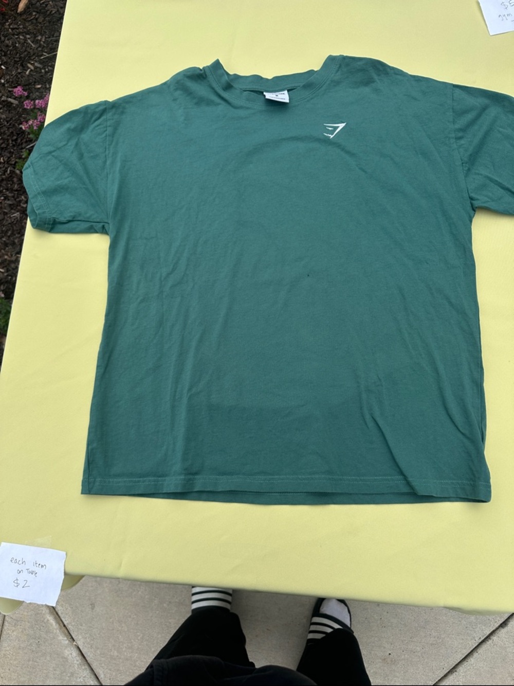 Gymshark Short Sleeve Crew Tee in Teal